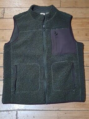 Telluride Clothing Company Sherpa & Fleece Full Zip Vest Men"s L